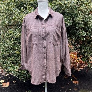 aerie anytime fave twill shirt